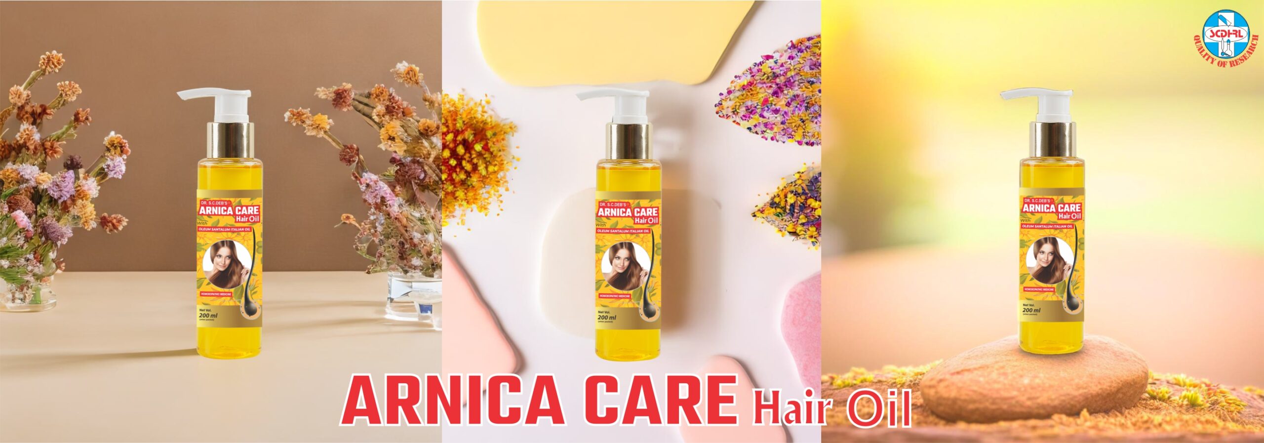 Arnica Hair Oil Banner